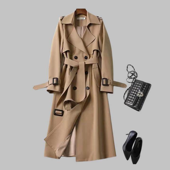 Tia | Women’s Knee-Length Coat with Loose Fit