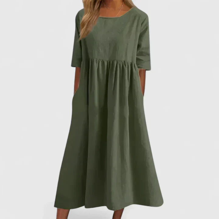 Thalyvia | Women’s Comfortable Dress with A-Line Fit