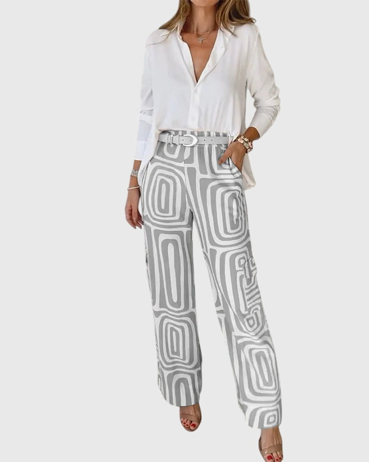 Women’s Stylish Pants with Free Blouse