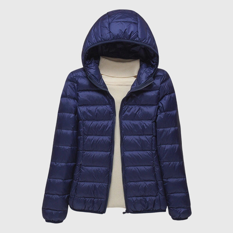 Women’s Ultra-Light Quilted Jacket with Windproof Waterproof