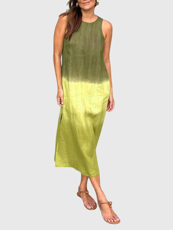 Mira | Women’s Gradient Print Dress with Loose Fit
