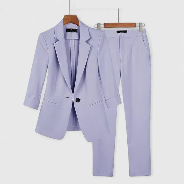 Nyvanna | Women’s Sophisticated Blazer Set with Wrinkle-Resistant