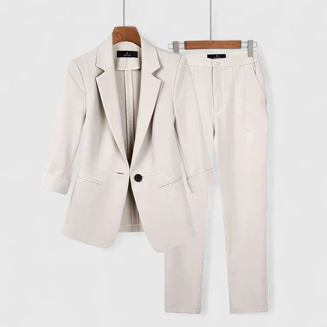 Nyvanna | Women’s Sophisticated Blazer Set with Wrinkle-Resistant