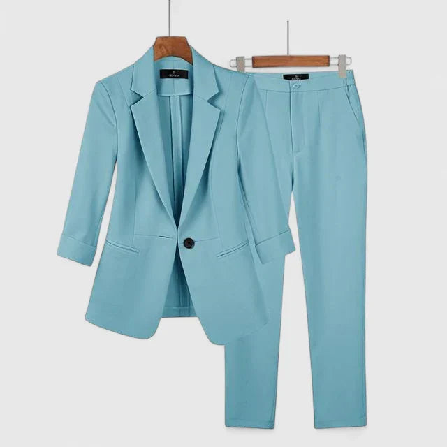 Nyvanna | Women’s Sophisticated Blazer Set with Wrinkle-Resistant