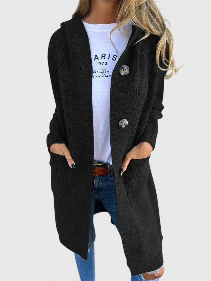 Women’s Cozy Cardigan with Button Closure