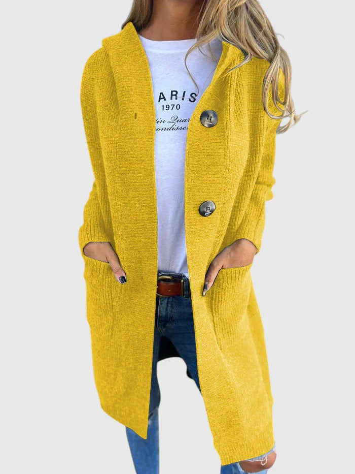 Women’s Cozy Cardigan with Button Closure