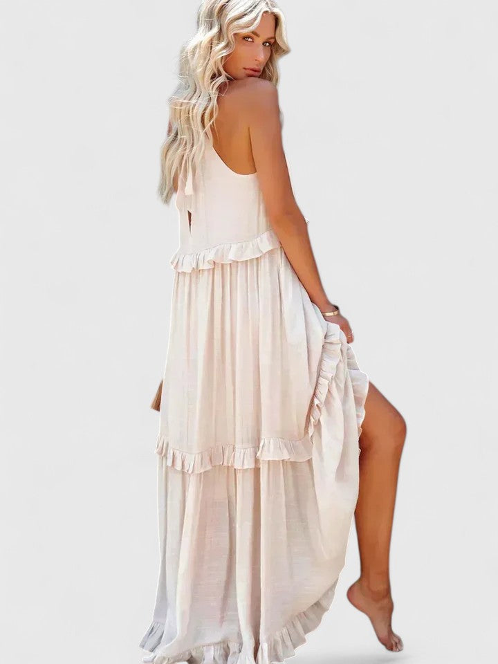 Women’s Elegant Dress with Ruffle Details