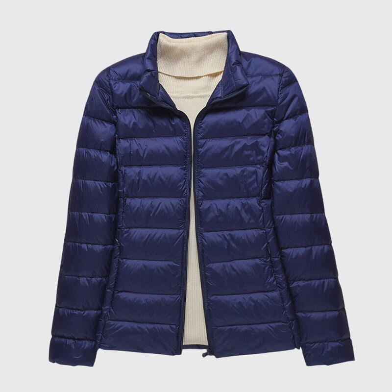 Women’s Ultra-Light Quilted Jacket with Windproof Waterproof