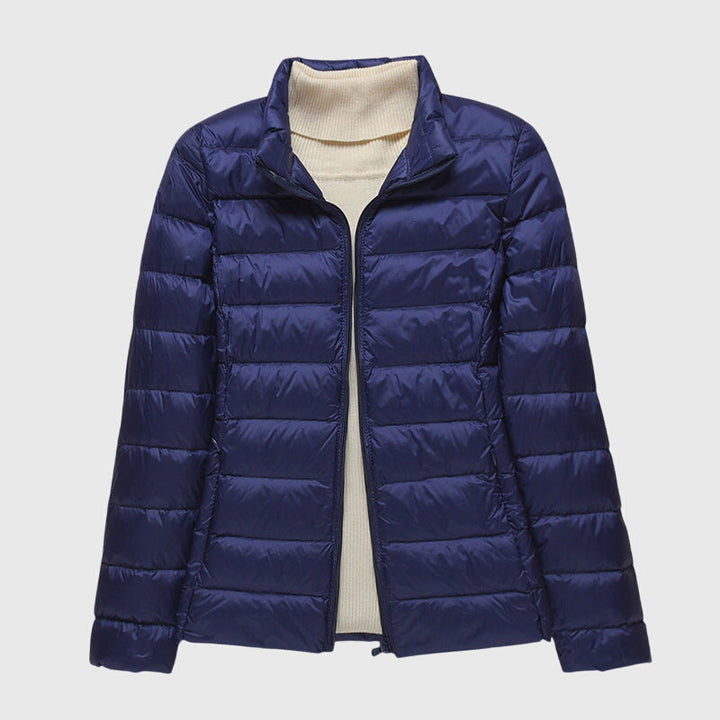Women’s Ultra-Light Quilted Jacket with Windproof Waterproof