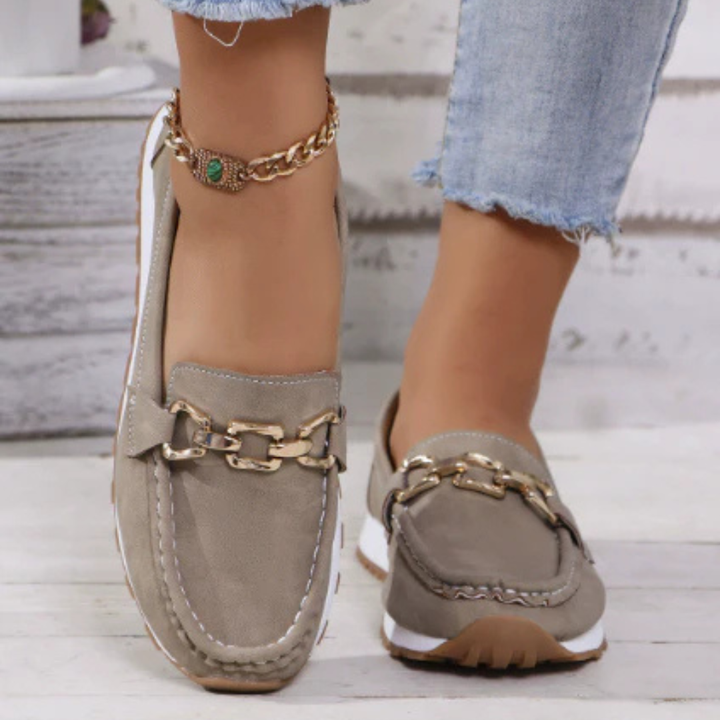 Women’s Slip-On Loafers with Cushioned Insole