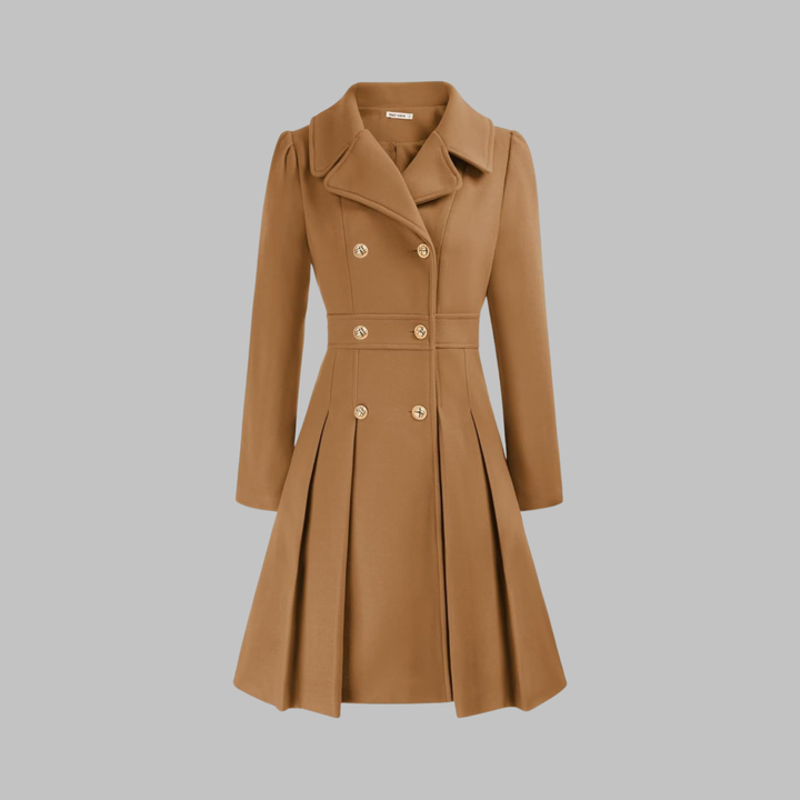 Women’s Double Button Long Sleeve Coat