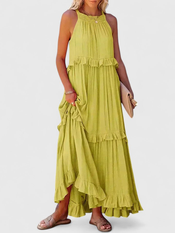 Women’s Elegant Dress with Ruffle Details