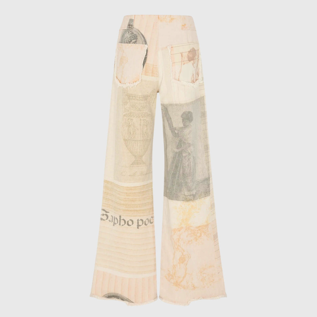 Alma | Women’s Wide Jeans with Raw Cut Hem