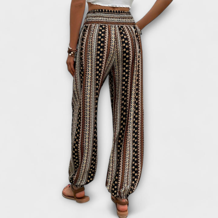 Women’s Pants with Ethnic Graphic