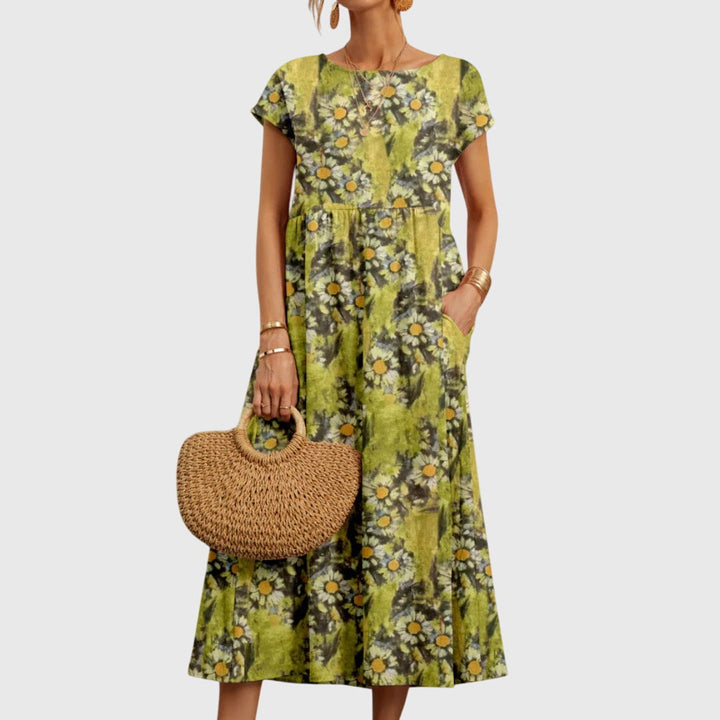 Valencia | Women’s Valencia Dress with Chic Floral Pattern