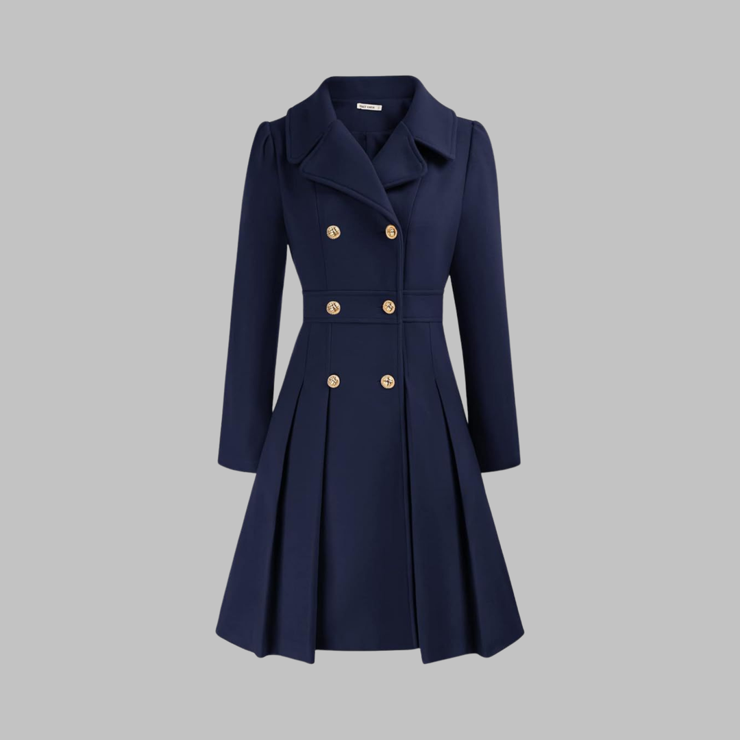Women’s Double Button Long Sleeve Coat