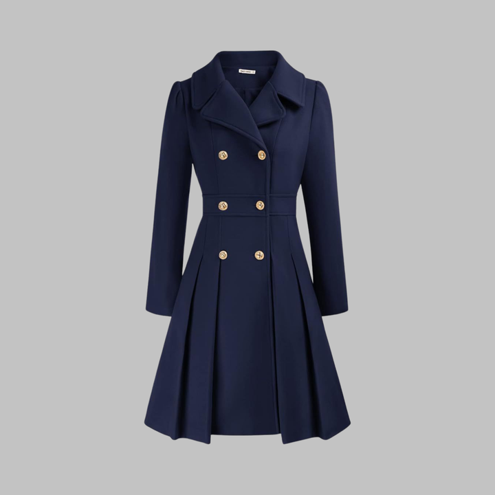 Women’s Double Button Long Sleeve Coat