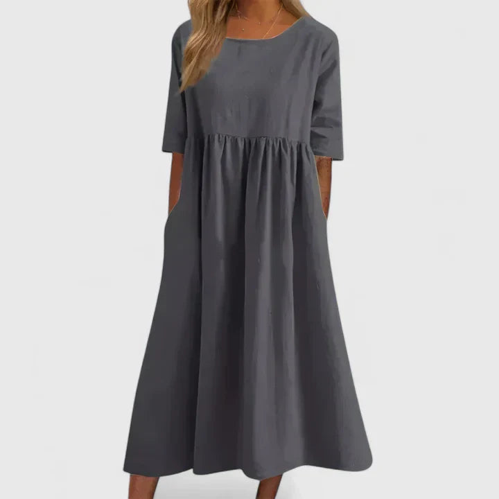 Thalyvia | Women’s Comfortable Dress with A-Line Fit