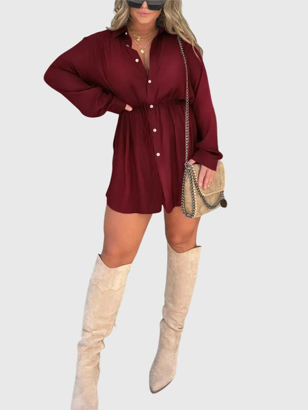Women’s Romper Dress - Built-In Shorts
