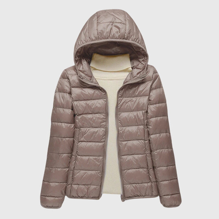 Women’s Ultra-Light Quilted Jacket with Windproof Waterproof