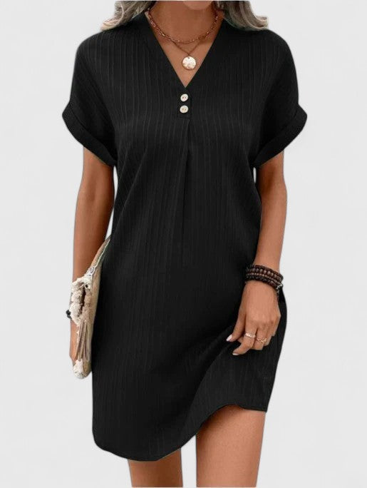 Women’s Draped Dress with Relaxed Fit