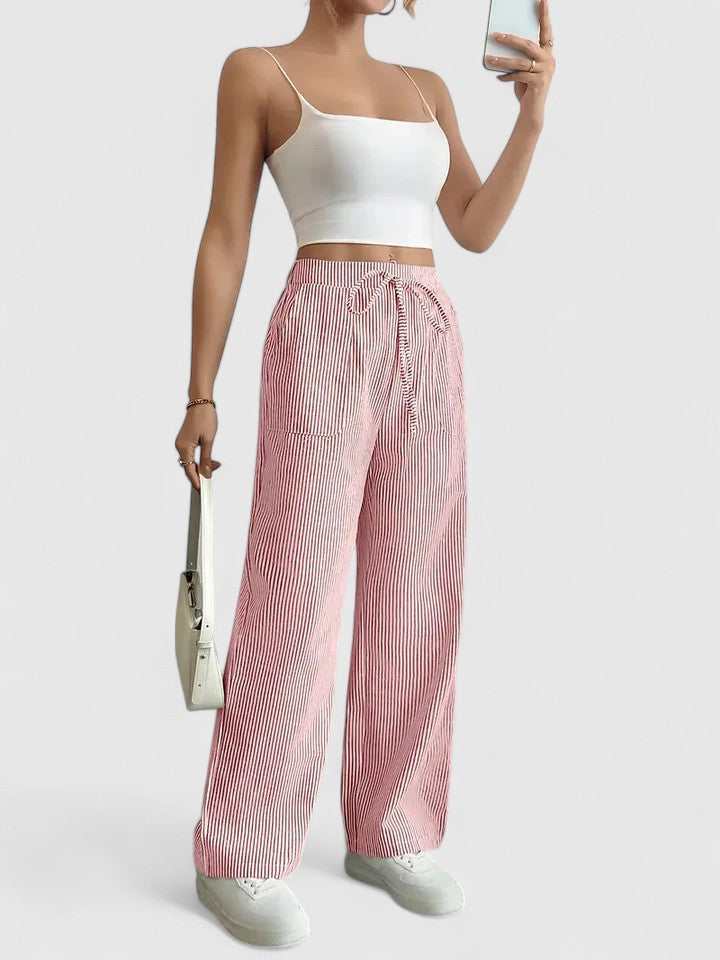 Women’s Elegant Pants with Adjustable Waist