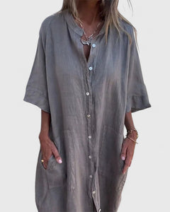 Women’s Elegant Dress with Button Placket
