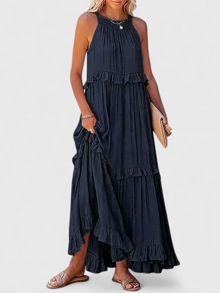 Women’s Elegant Dress with Ruffle Details