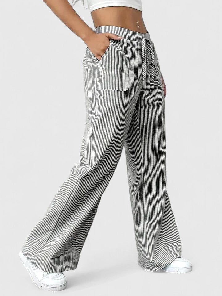 Women’s Elegant Pants with Adjustable Waist