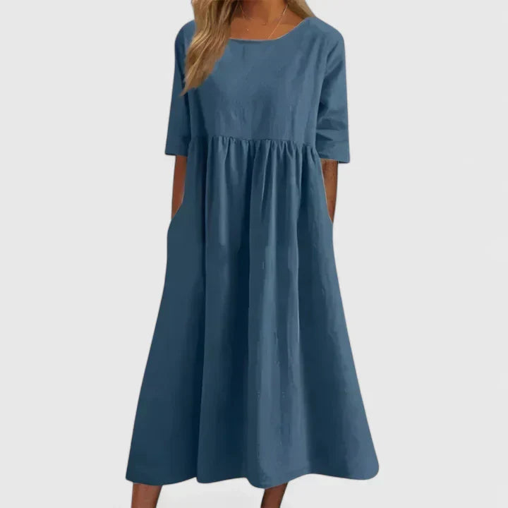 Thalyvia | Women’s Comfortable Dress with A-Line Fit