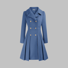 Women’s Double Button Long Sleeve Coat