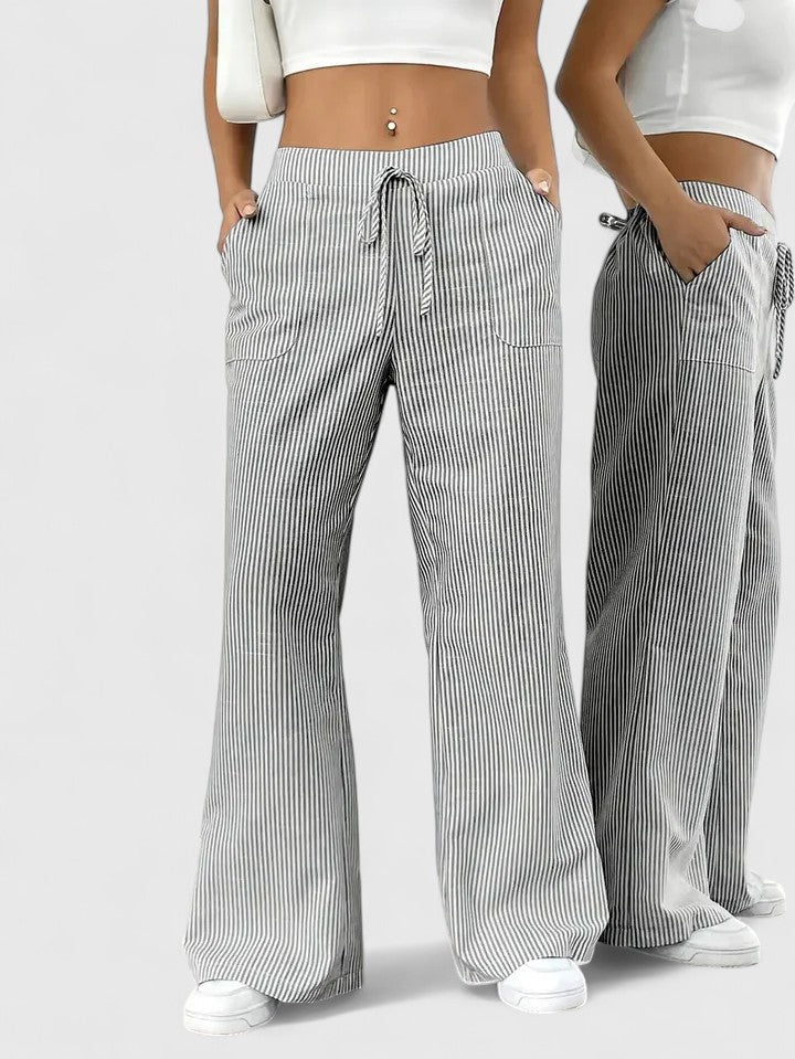 Women’s Elegant Pants with Adjustable Waist