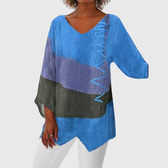 Nena |  Women’s Flattering Top with Unique Print