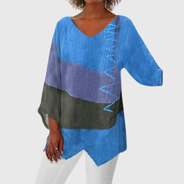 Nena |  Women’s Flattering Top with Unique Print