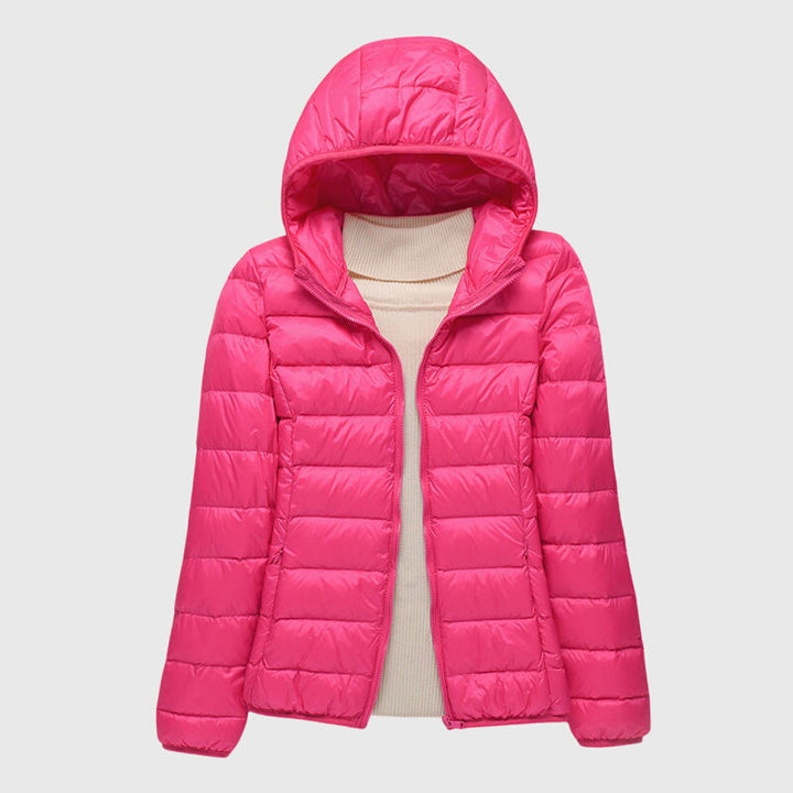 Women’s Ultra-Light Quilted Jacket with Windproof Waterproof