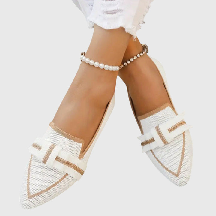 Women’s Comfy Shoes - Knot Detail