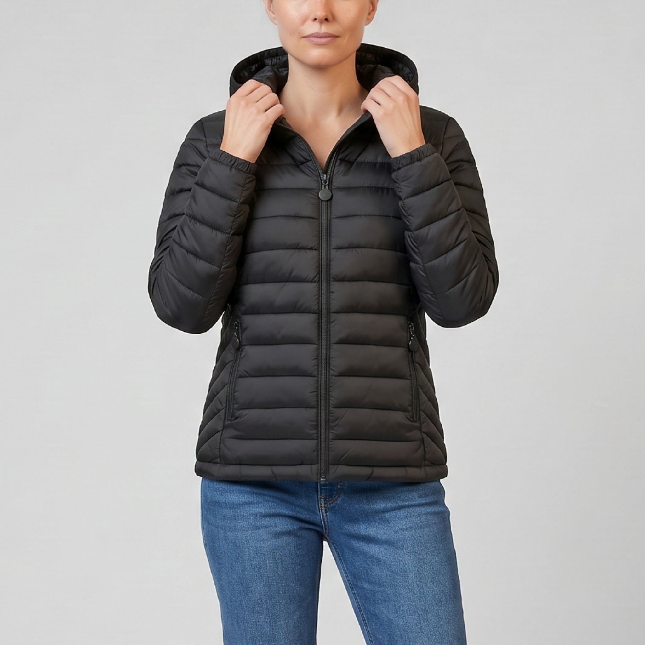 Women’s Lightweight Hooded Puffer Jacket | Olamil