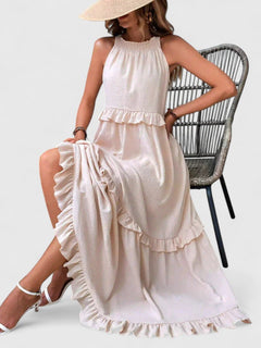Women’s Elegant Dress with Ruffle Details