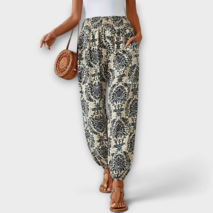 Women’s Pants with Ethnic Graphic