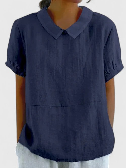 Women’s Elegant Shirt with Collar Detail