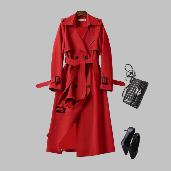 Tia | Women’s Knee-Length Coat with Loose Fit