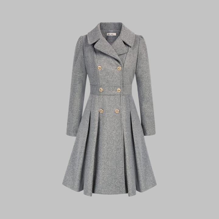 Women’s Double Button Long Sleeve Coat