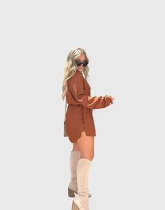 Women’s Romper Dress - Built-In Shorts