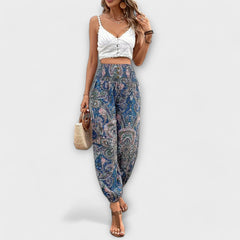 Women’s Pants with Ethnic Graphic