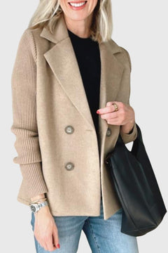 Women’s Elegant Blazer with Double-Breasted Closure