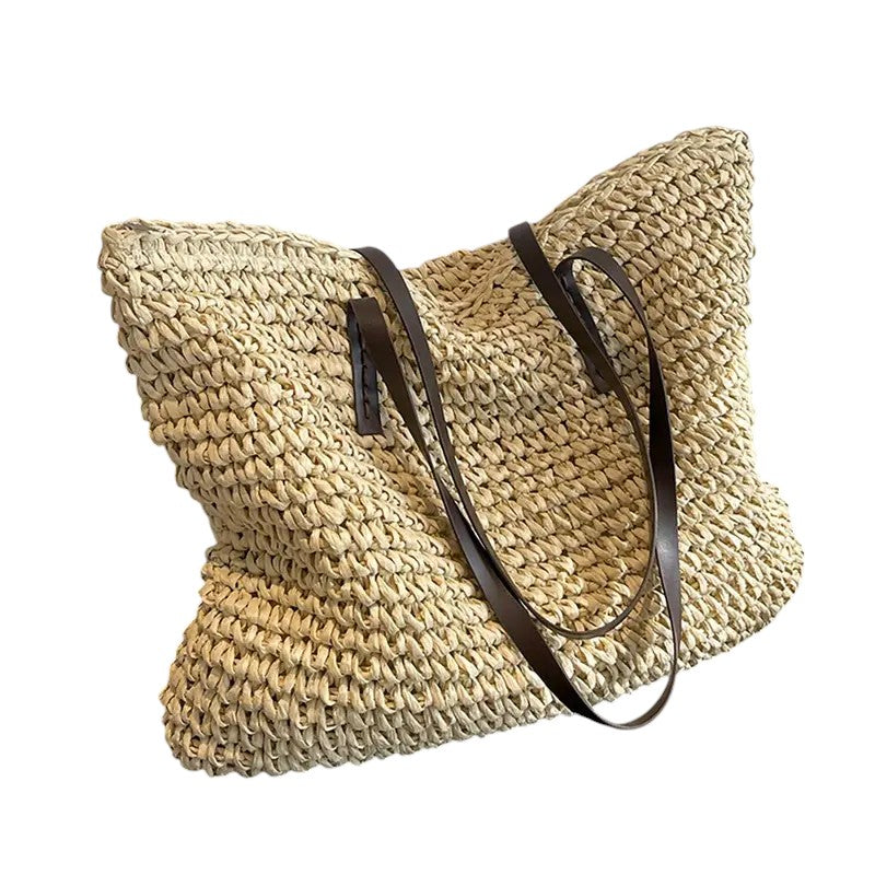 Olivia | Women’s Woven Tote with Durable Straps