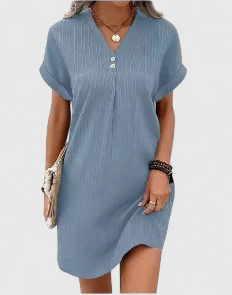 Women’s Draped Dress with Relaxed Fit