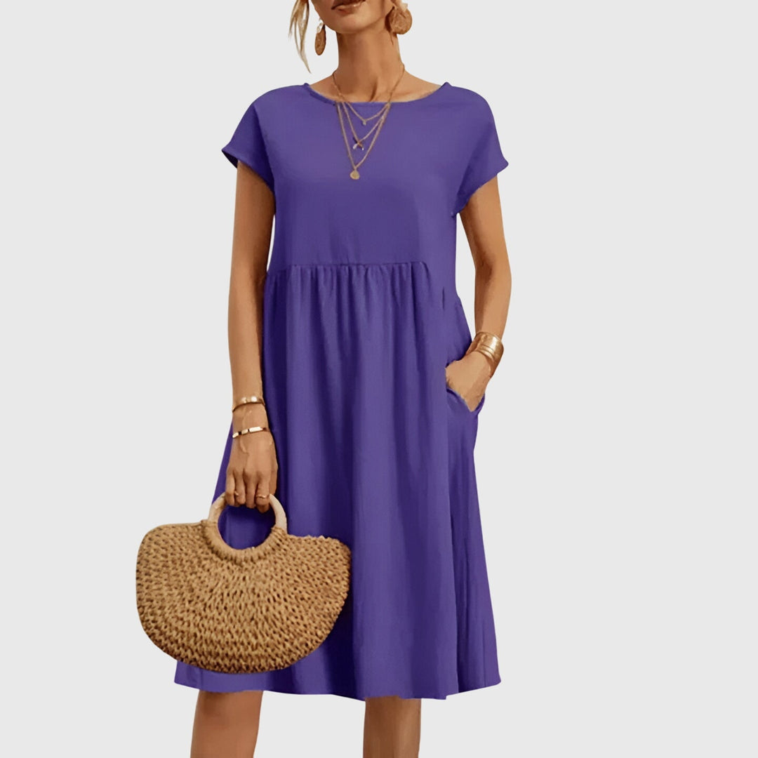 Women’s Elegant Spring Dress - Flowing Fit