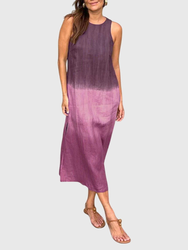 Mira | Women’s Gradient Print Dress with Loose Fit