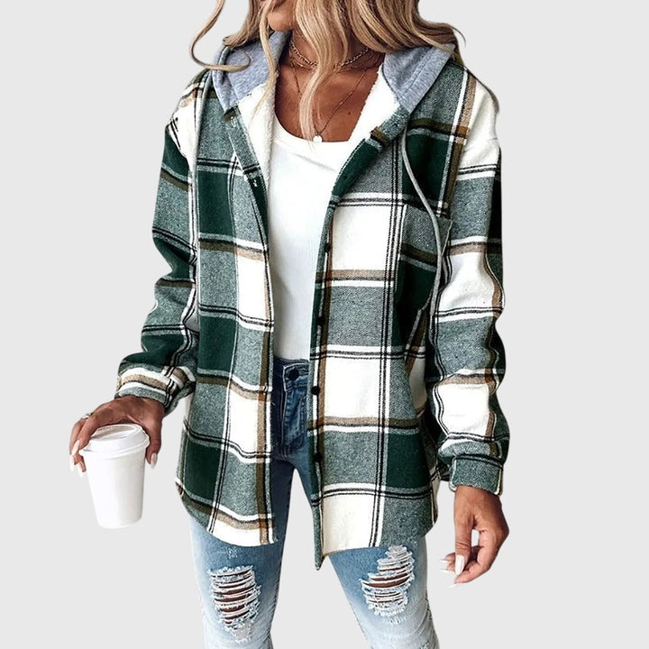 Martina | Women’s Mesh Button Placket Jacket All-Day Comfort